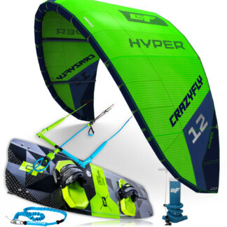 CrazyFly Kite + Board + Bar Package Deal