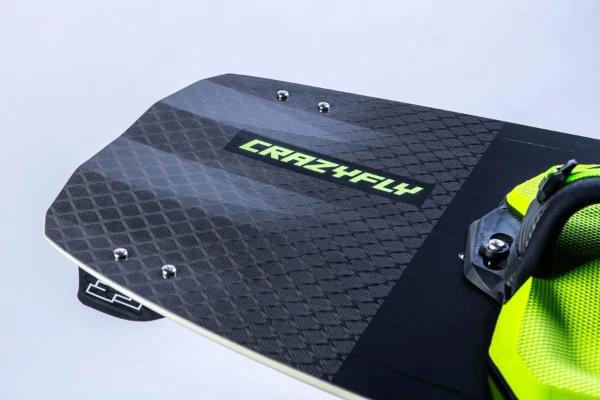 CrazyFly Raptor LTD Neon 2026 Kiteboard 10 CrazyFly Raptor LTD Kiteboard Double V-Tips